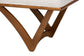 Chenoa Japandi Cream Boucle Fabric and Walnut Brown Finished Wood Bench FredCo