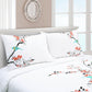 Cherry Garden 100% Cotton Embroidered Floral Bird Duvet Cover Set FredCo