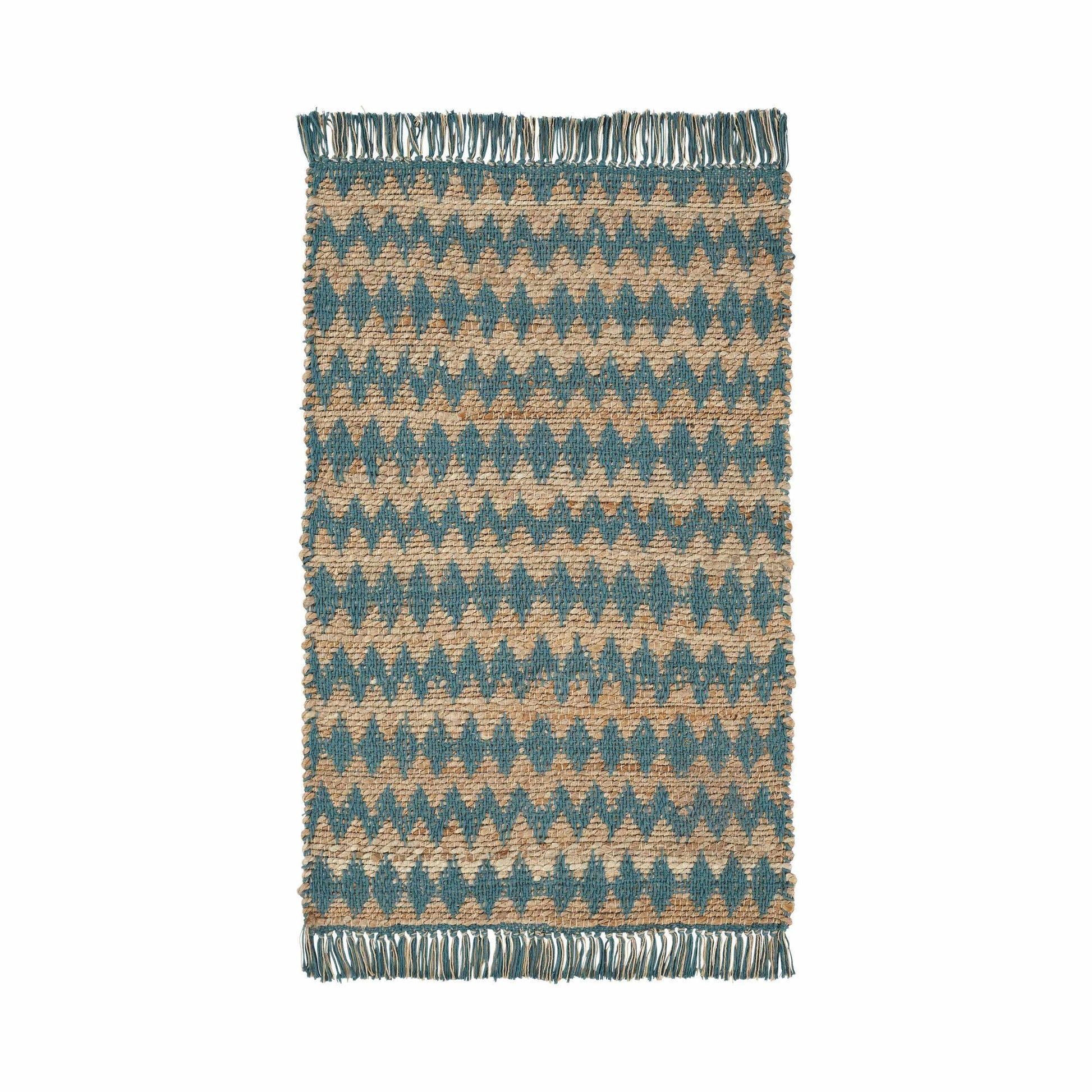Chevron Eco-Friendly Hand Woven Jute Rug FredCo