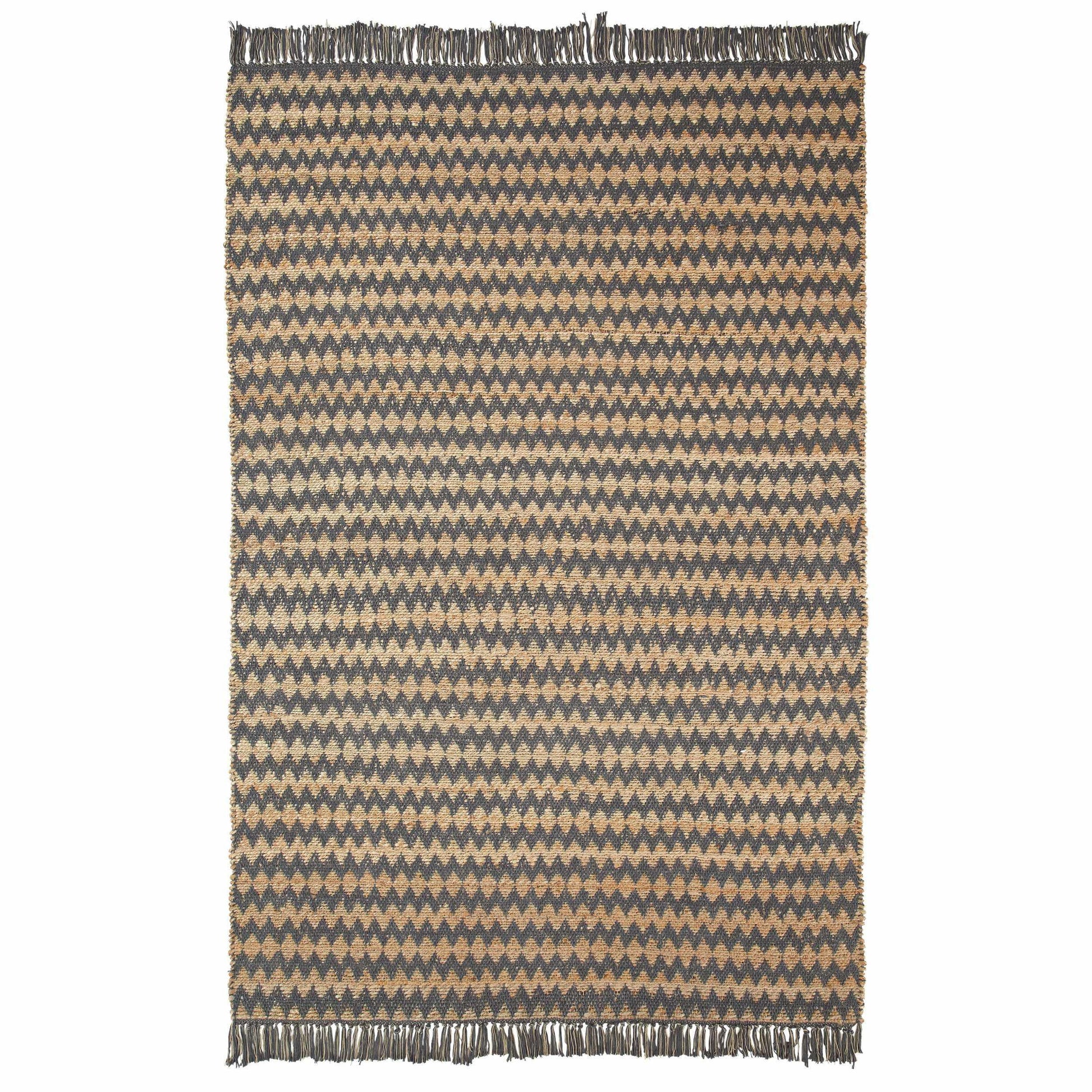 Chevron Eco-Friendly Hand Woven Jute Rug FredCo