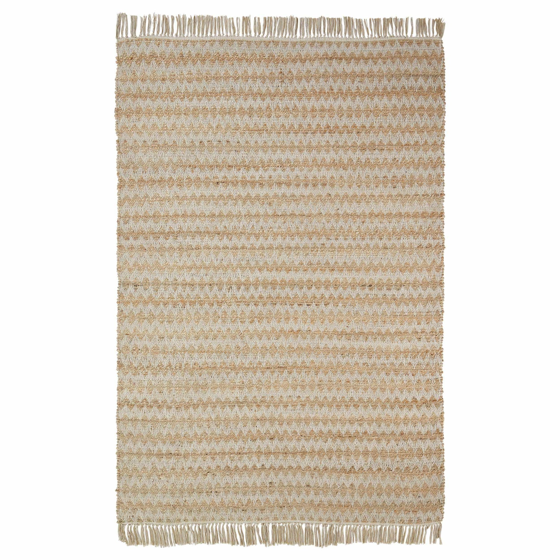 Chevron Eco-Friendly Hand Woven Jute Rug FredCo