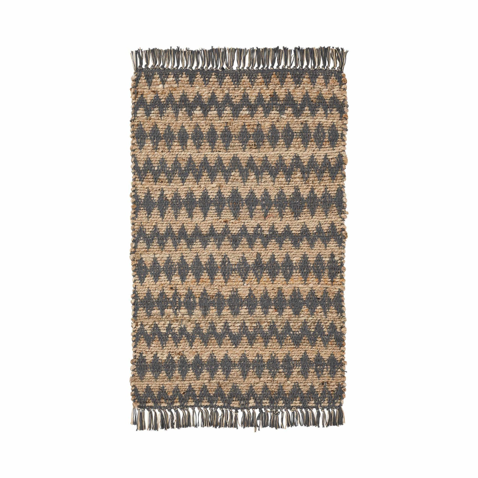 Chevron Eco-Friendly Hand Woven Jute Rug FredCo