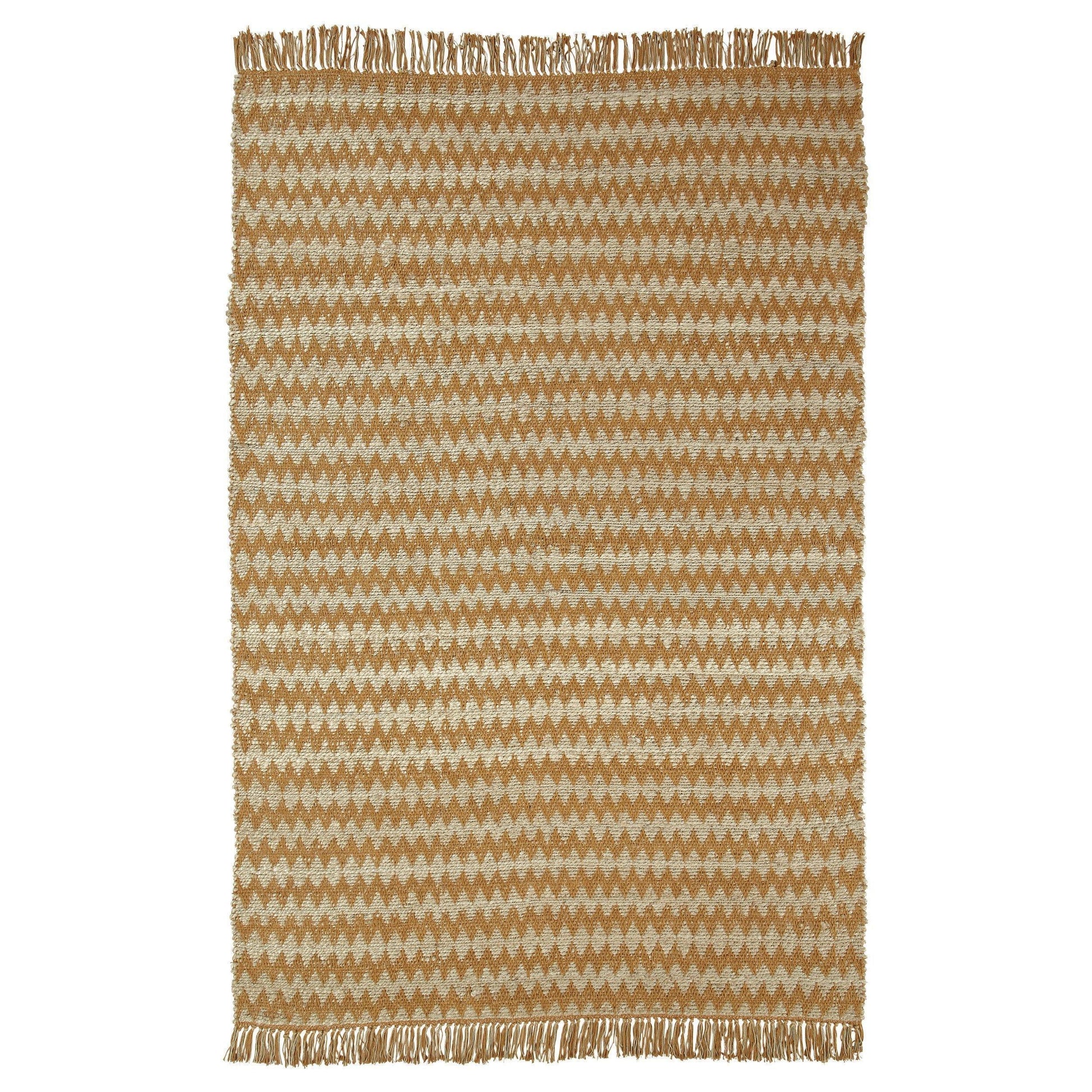 Chevron Eco-Friendly Hand Woven Jute Rug FredCo