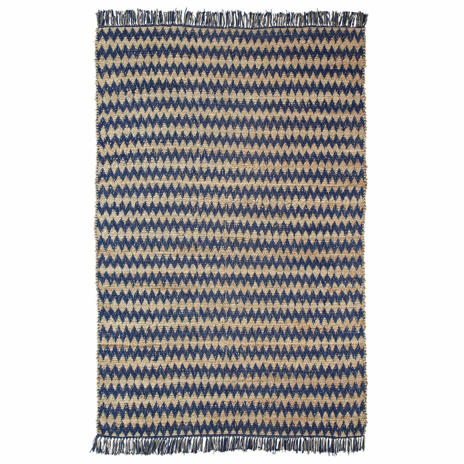 Chevron Eco-Friendly Hand Woven Jute Rug FredCo