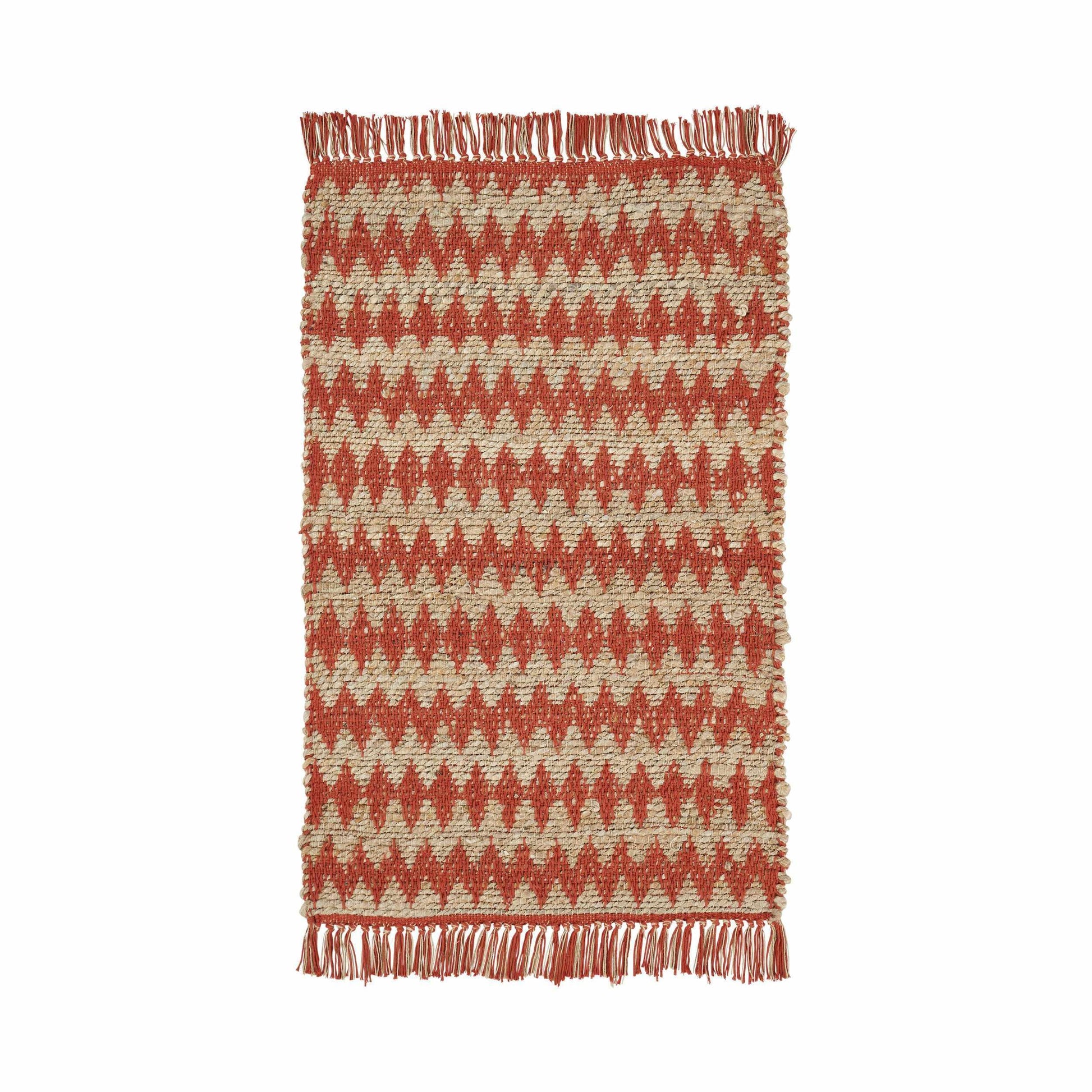 Chevron Eco-Friendly Hand Woven Jute Rug FredCo