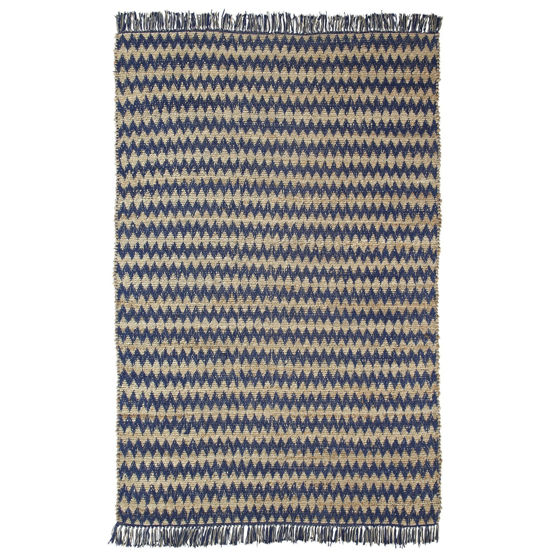 Chevron Eco-Friendly Hand Woven Jute Rug FredCo