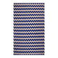 Chevron Zig-Zag Wavy 100% Cotton Printed Rug FredCo