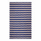 Chevron Zig-Zag Wavy 100% Cotton Printed Rug FredCo