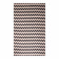 Chevron Zig-Zag Wavy 100% Cotton Printed Rug FredCo