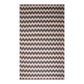 Chevron Zig-Zag Wavy 100% Cotton Printed Rug FredCo
