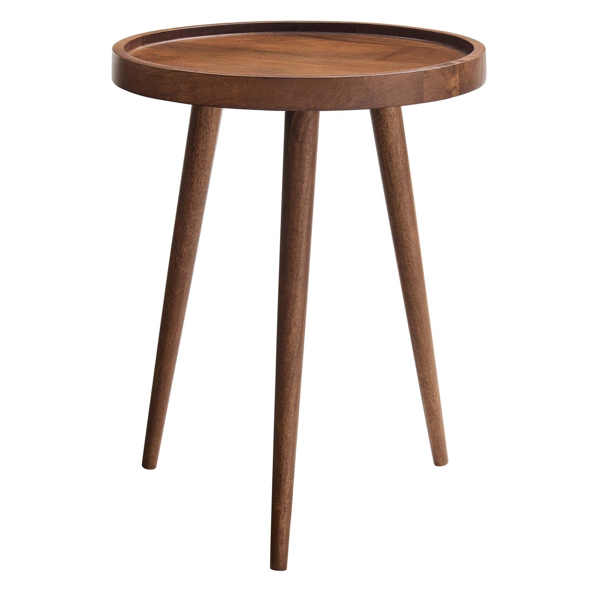 Chiro Round Wood Side Table by Modway FredCo