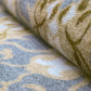 Chloe Non-Slip Nylon Foldable Modern Floral Damask Rug FredCo
