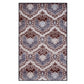 Chloe Non-Slip Nylon Foldable Modern Floral Damask Rug FredCo