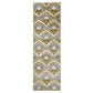 Chloe Non-Slip Nylon Foldable Modern Floral Damask Rug FredCo