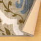 Chloe Non-Slip Nylon Foldable Modern Floral Damask Rug FredCo