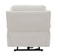 Chriki Beige Polished Microfiber Power Motion Recliner with Lift, Heating & Massage Chair FredCo