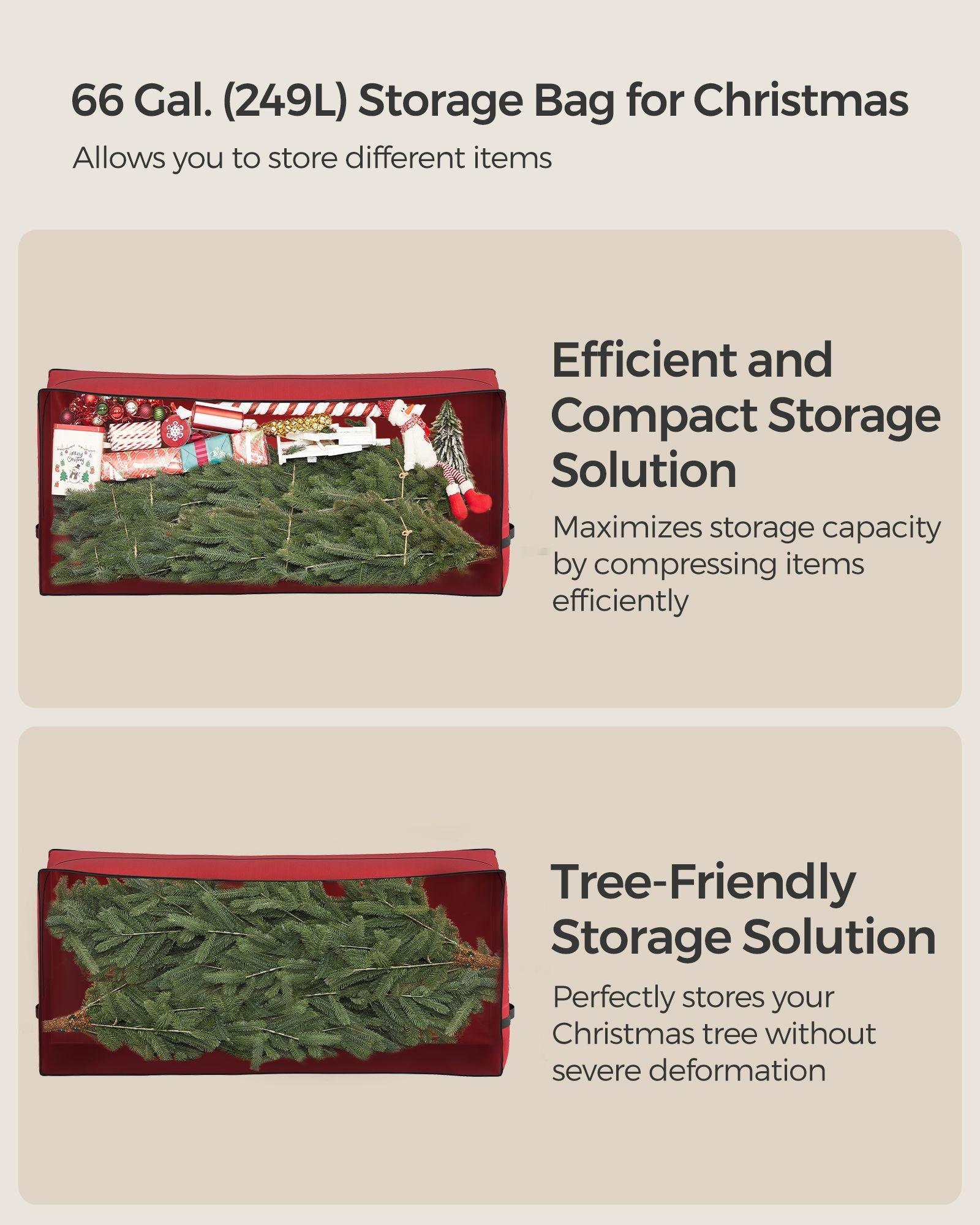 Christmas Tree Storage Bag with 1.6-Inch Wheels FredCo