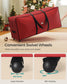 Christmas Tree Storage Bag with 1.6-Inch Wheels FredCo