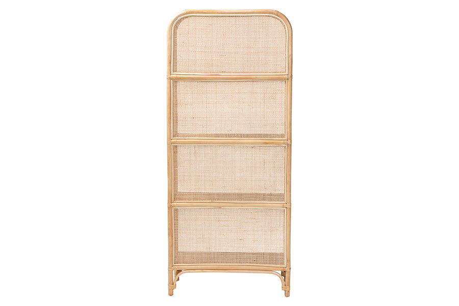 Chusi Natural Rattan Decorative Shelf FredCo