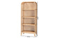 Chusi Natural Rattan Decorative Shelf FredCo