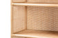 Chusi Natural Rattan Decorative Shelf FredCo