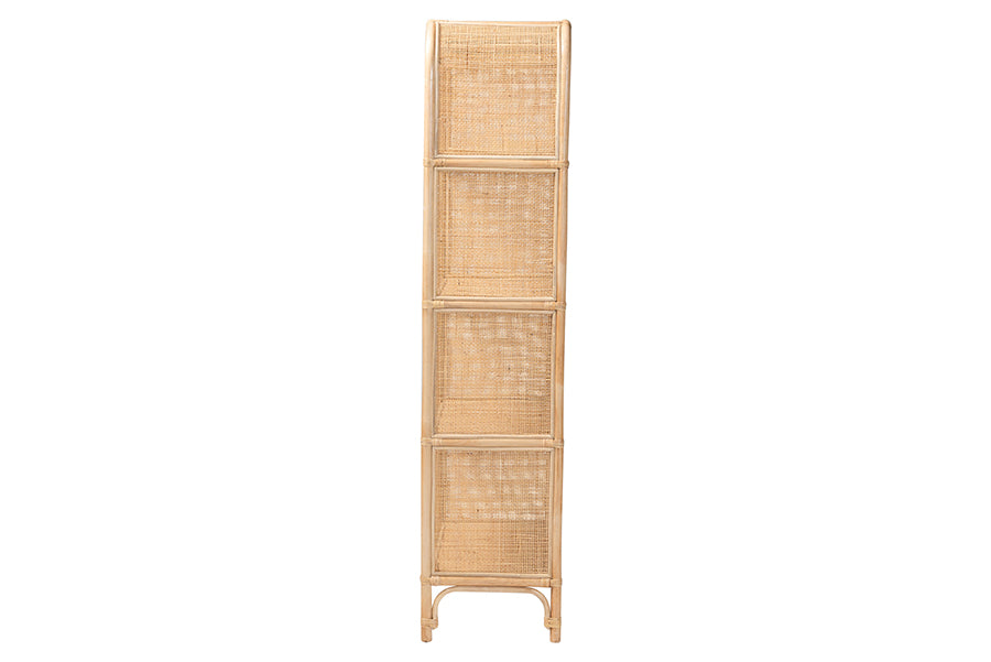 Chusi Natural Rattan Decorative Shelf FredCo