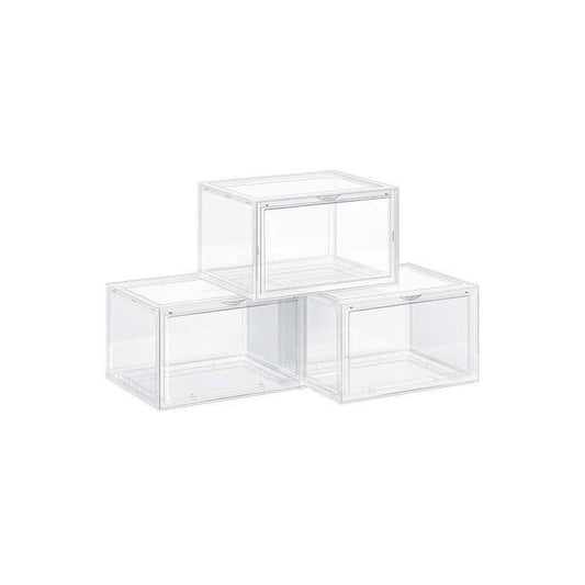 Clear Door Shoe Boxes 14" FredCo