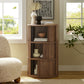 Clement Round Pedestal Stand Storage Table With Sliding Tambour Doors by Modway EEI-7344 FredCo