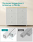 Closet Fabric Dresser with Metal Frame FredCo