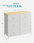 Closet Fabric Dresser with Metal Frame FredCo