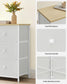 Closet Fabric Dresser with Metal Frame FredCo