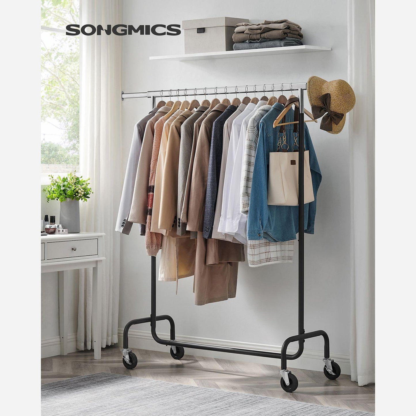 Clothes Rack with Wheels FredCo
