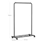 Clothes Rack with Wheels Black FredCo