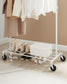Clothing Rack on Wheels White FredCo