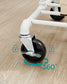 Clothing Rack on Wheels White FredCo
