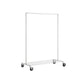 Clothing Rack on Wheels White FredCo