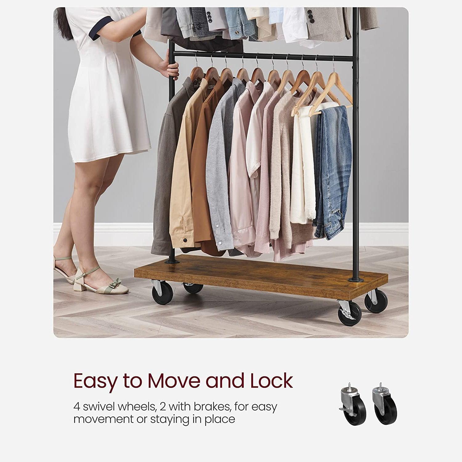 Clothing Rack with Wheels FredCo