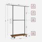 Clothing Rack with Wheels FredCo