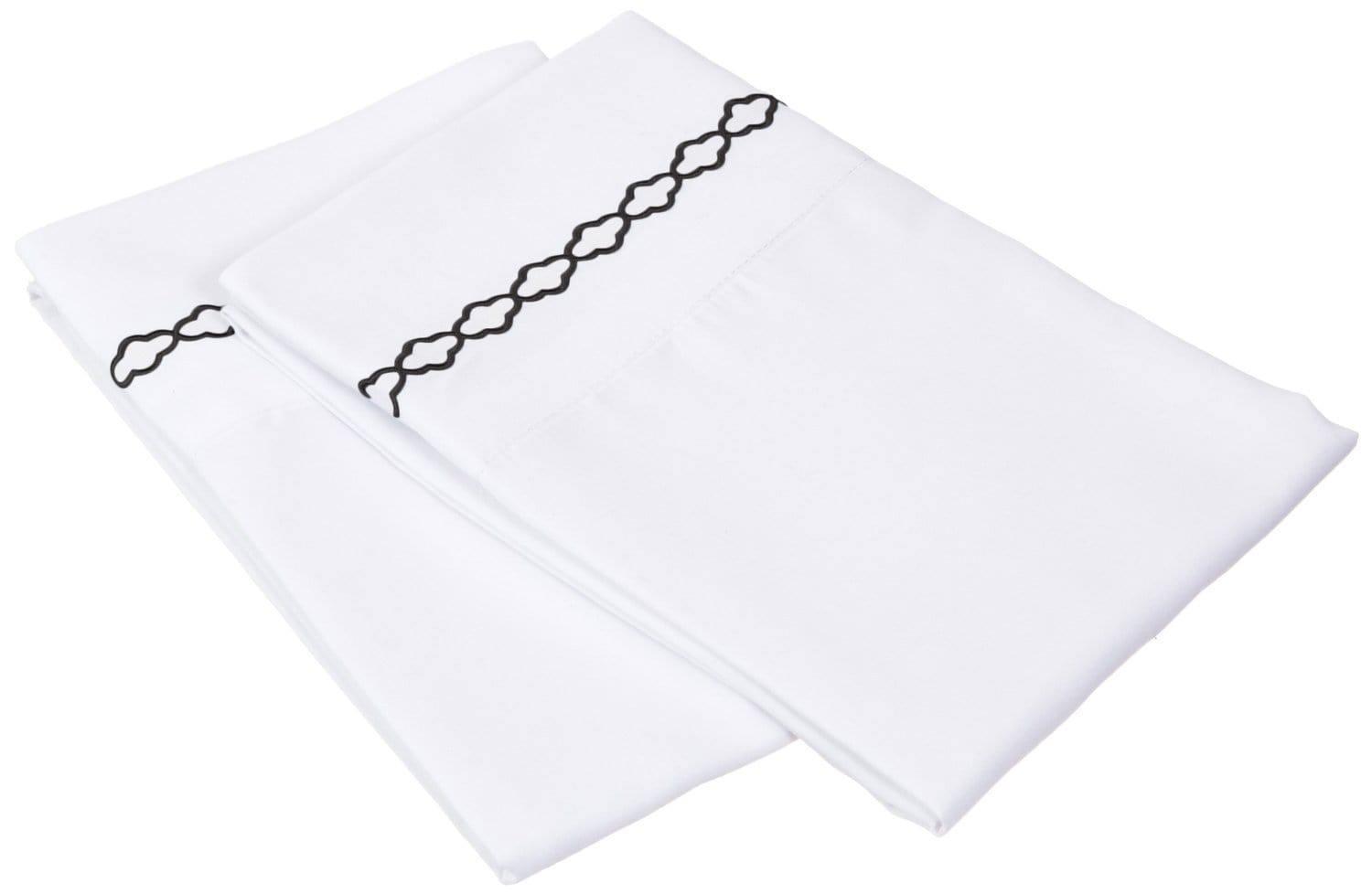 Clouds Embroidery Microfiber Pillowcases FredCo