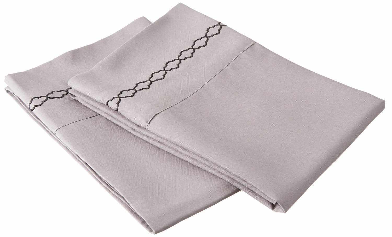 Clouds Embroidery Microfiber Pillowcases FredCo