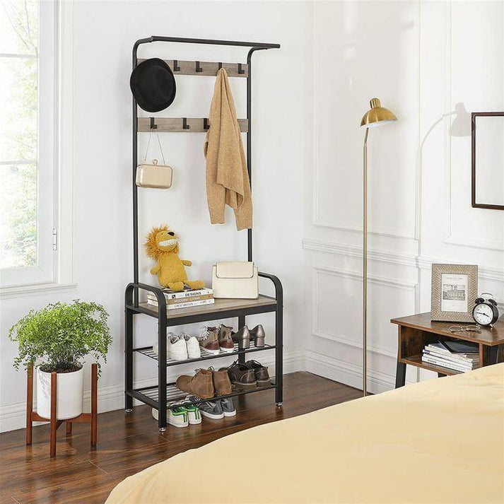 Coat Rack Shoe Bench