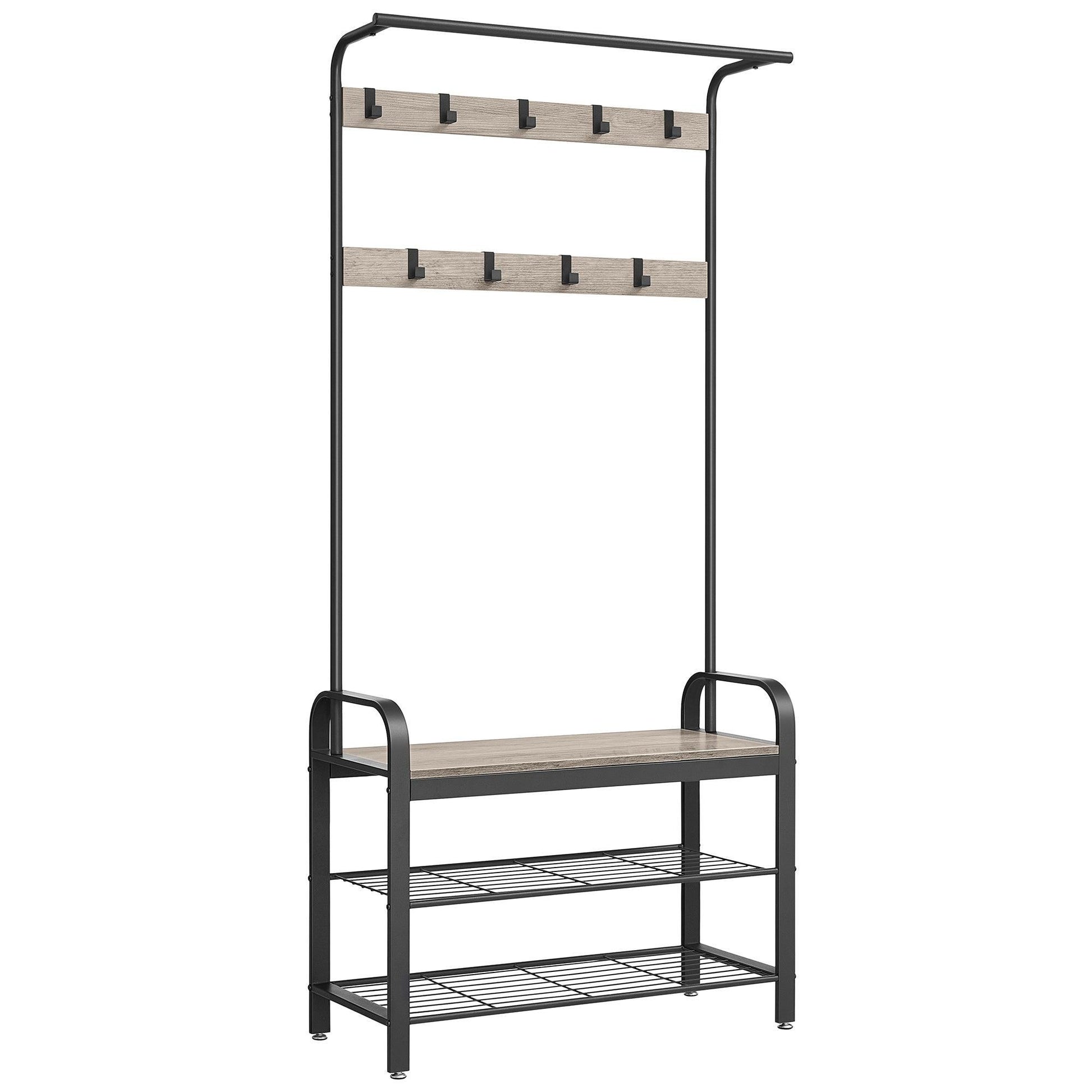 Coat Rack with Shoe Bench FredCo