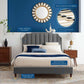 Colette King Performance Velvet Platform Bed, MOD-7074 FredCo