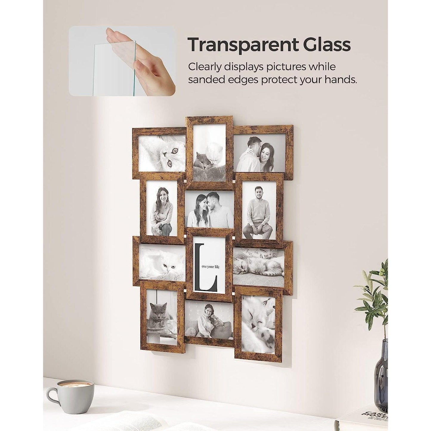 Collage Picture Frames Set of 12 FredCo