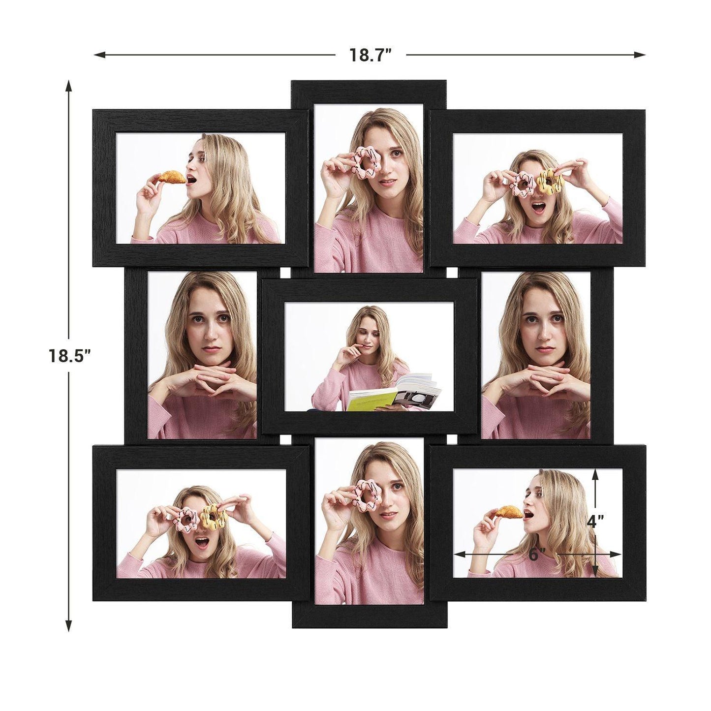 Collage Picture Frames Set of 9 FredCo