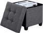 Collapsible Cube Storage Ottoman FredCo