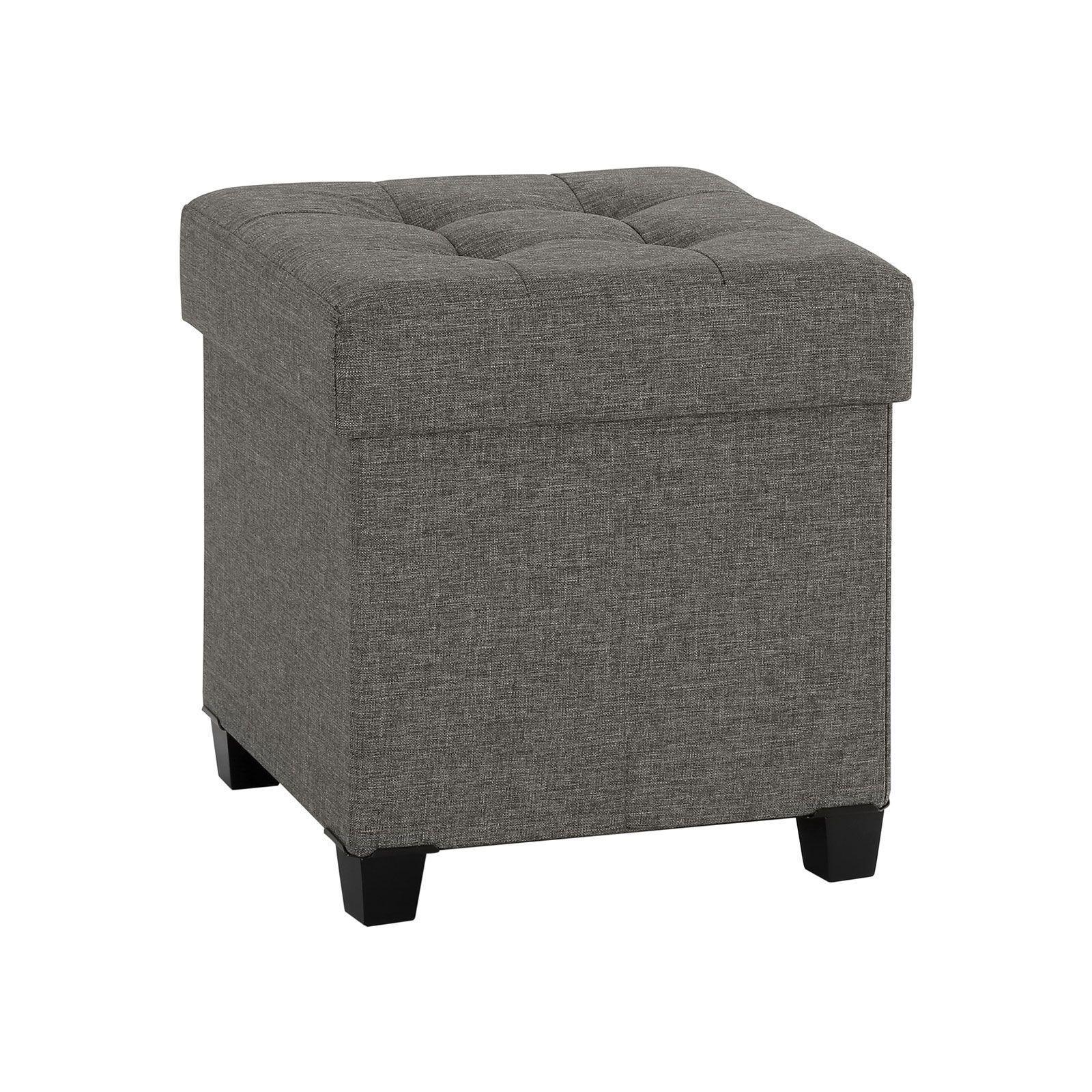 Collapsible Cube Storage Ottoman FredCo