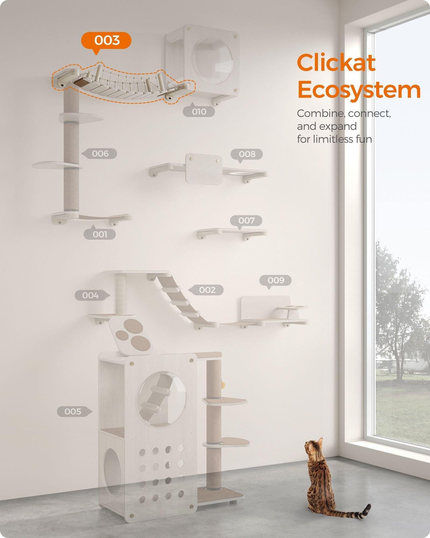 Collection - No.003 Cat Bridge for Wall FredCo