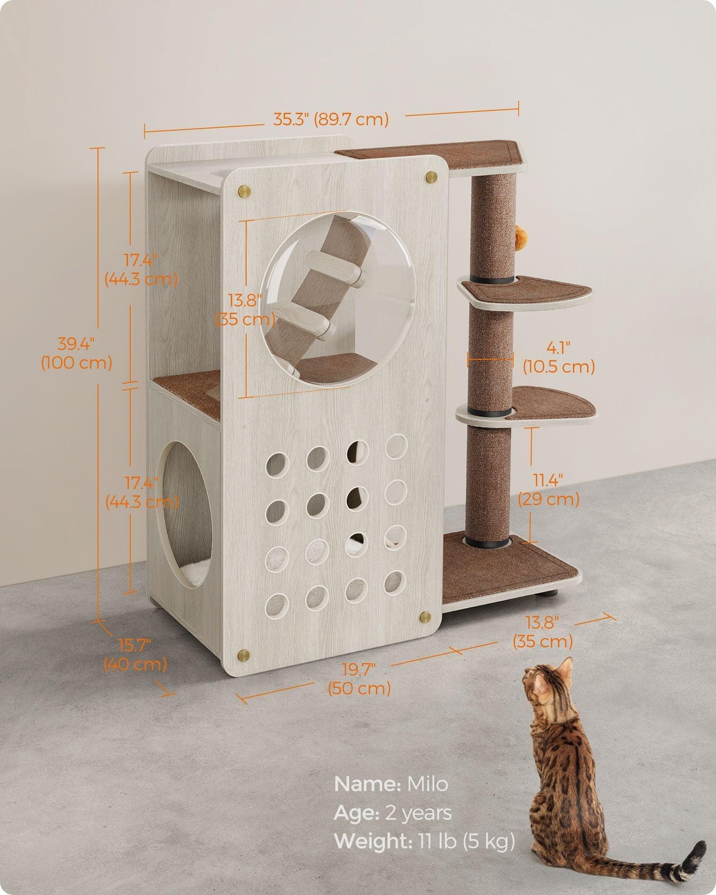 Collection - No.005 Cat Tree with Scratching Post FredCo