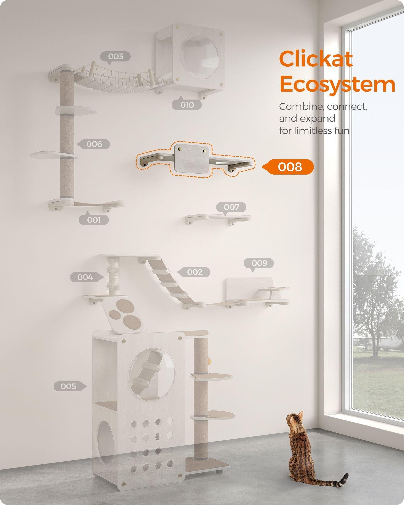 Collection - No.008 Large Cat Shelf for Wall FredCo